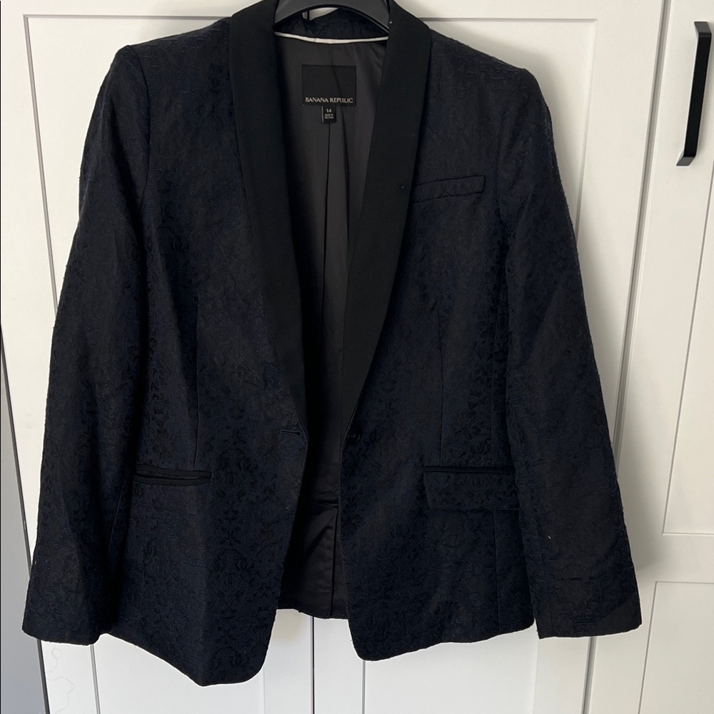 Banana Republic Midnight Lace Blazer